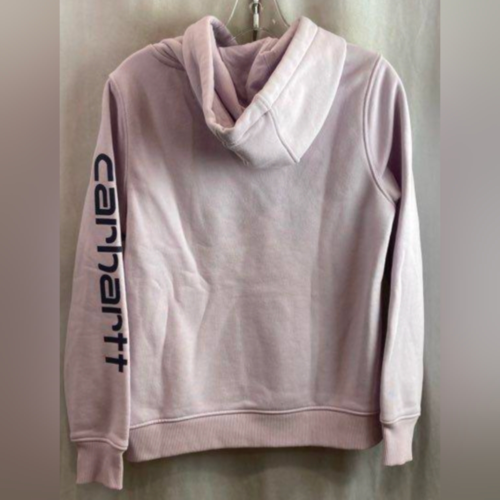 Carhartt Women's Relaxed Fit Midweight Graphic Logo Sweatshirt Size L $54.99 - Picture 3 of 6